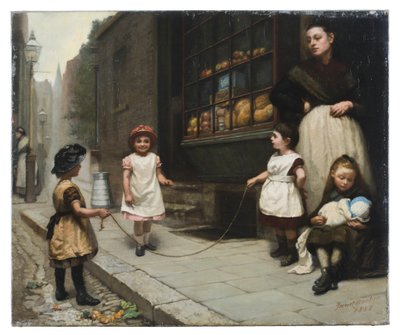 The Skipping Rope, 1883 by Janet Archer